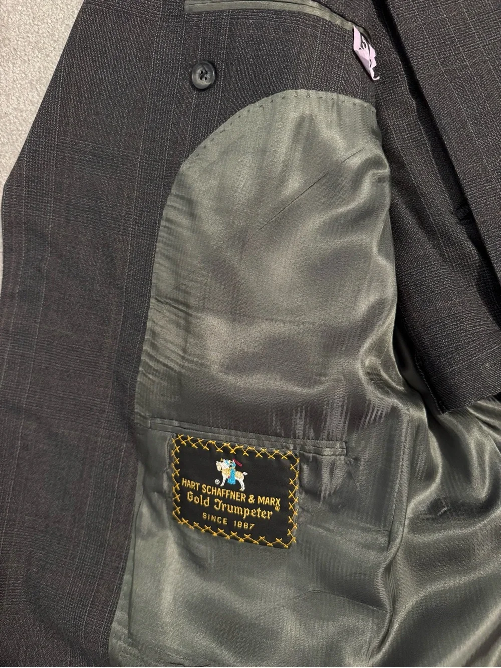 Hart Schaffner Marx Classic Gold Trumpeter Suit